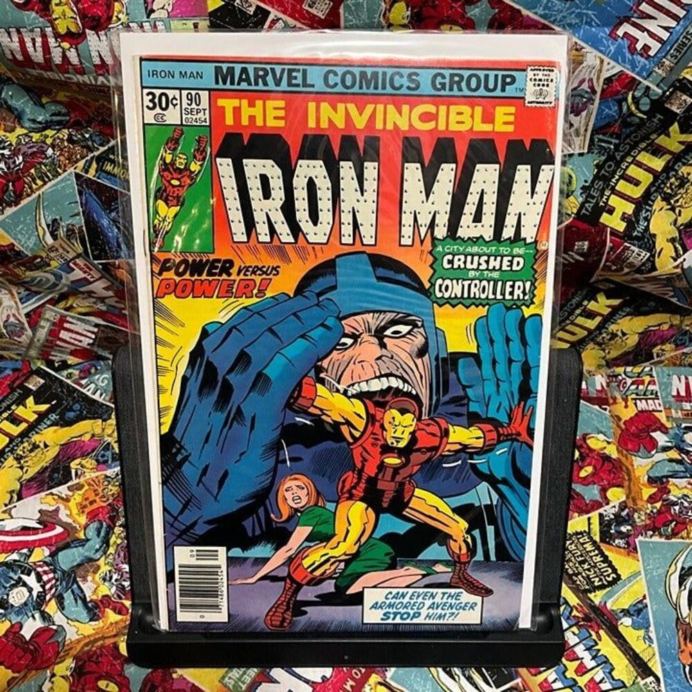 Iron Man #90 1976 Marvel Kirby Art, Goodwin Story